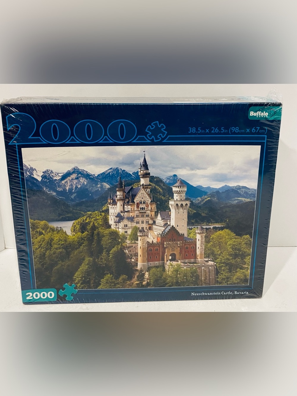 Buffalo Games Neuschwanstein Castle Bavaria 2000 Piece Jigsaw Puzzle New Sealed
